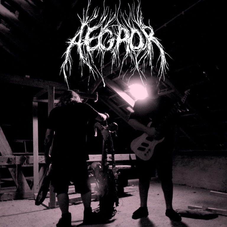 Aegror band members Narthaas & Abyssus group photo